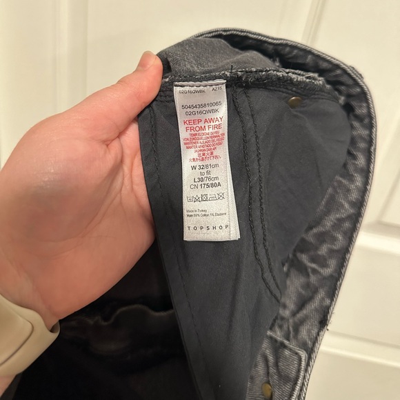 TOPSHOP Straight Jeans Women’s Size W32, L30 - Picture 2 of 7